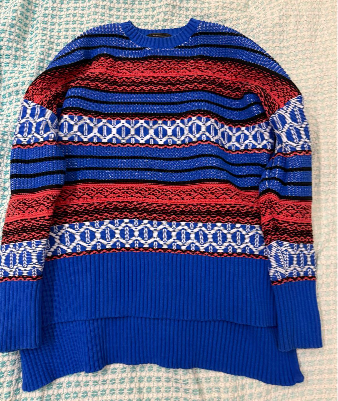 BCBG MAXAZRIA Мульти хлопковый джемпер / свитер, фото 9