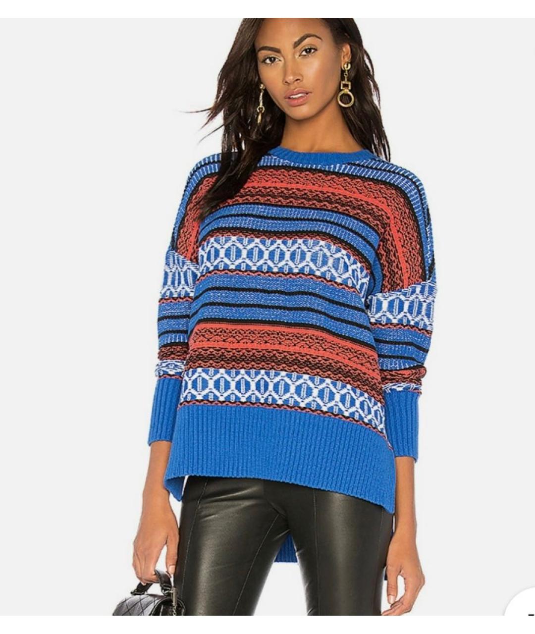 BCBG MAXAZRIA Мульти хлопковый джемпер / свитер, фото 7