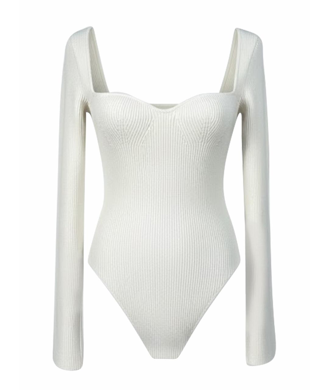 KHAITE Белый вискозный джемпер / свитер, фото 1