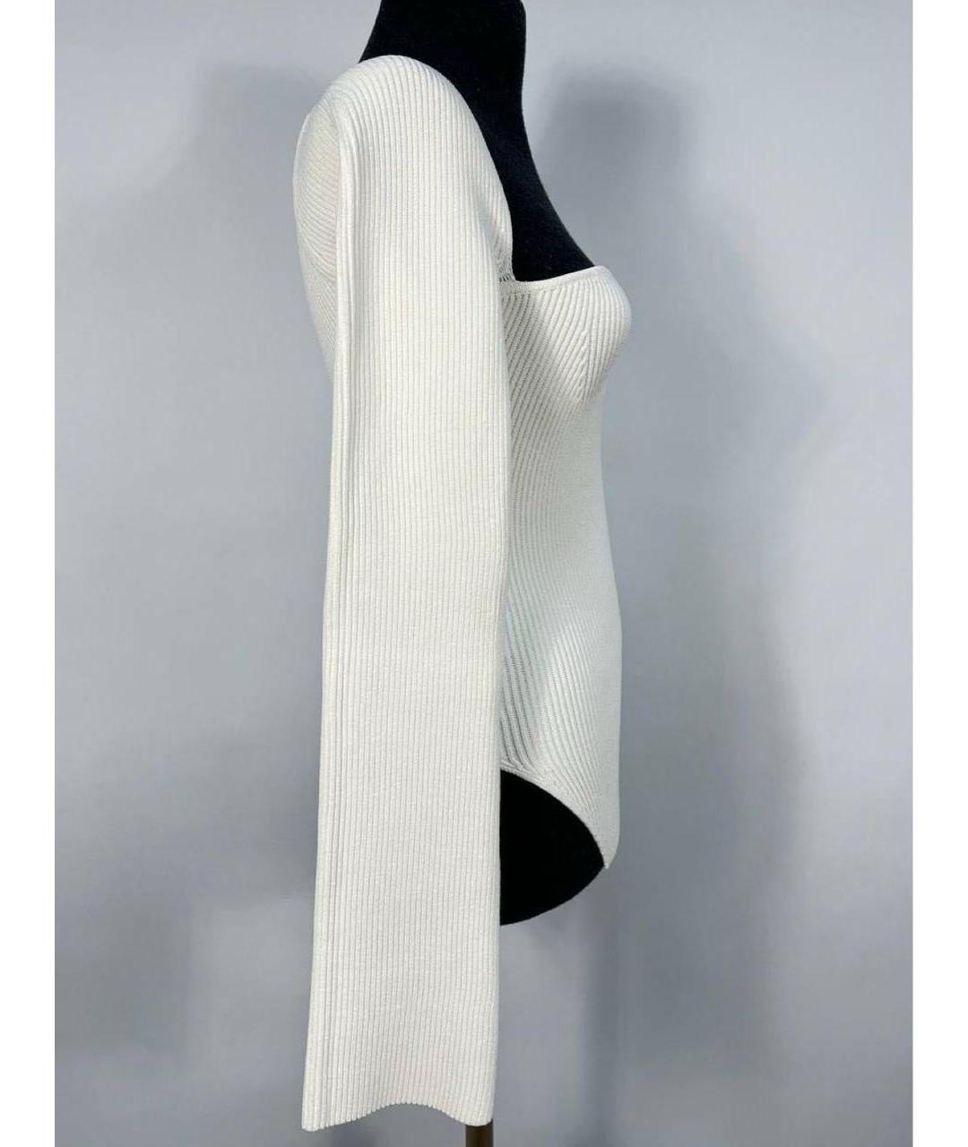 KHAITE Белый вискозный джемпер / свитер, фото 4