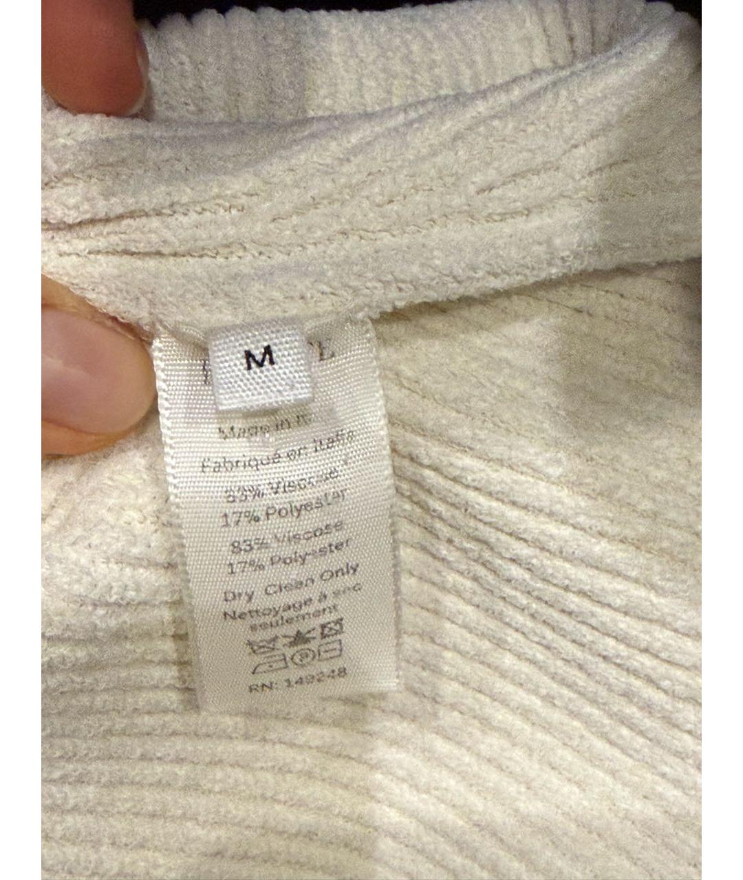 KHAITE Белый вискозный джемпер / свитер, фото 6