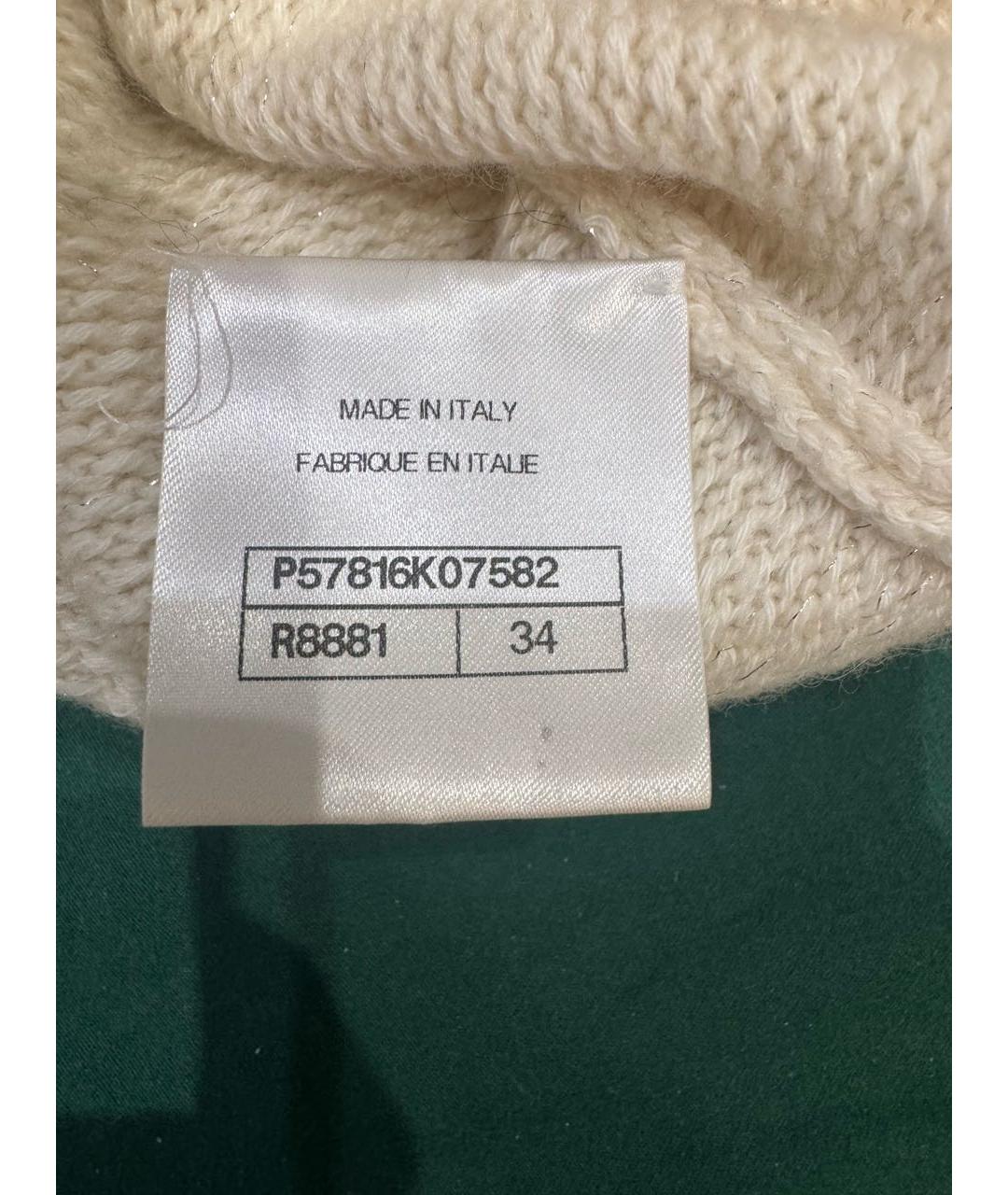 CHANEL Белый кашемировый джемпер / свитер, фото 3