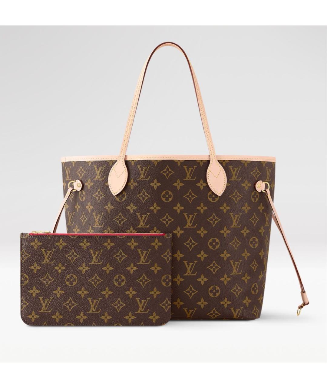 LOUIS VUITTON Коричневая сумка тоут, фото 6