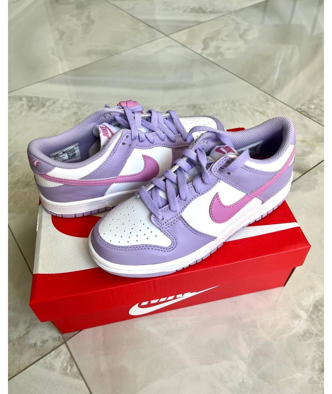 NIKE Кожаные кроссовки, фото 2