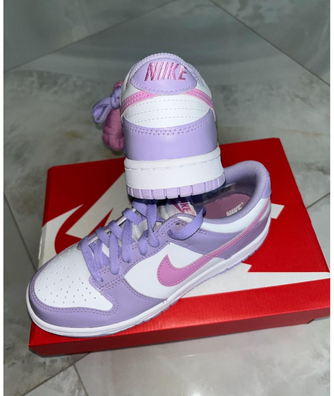 NIKE Белые кожаные кроссовки, фото 4