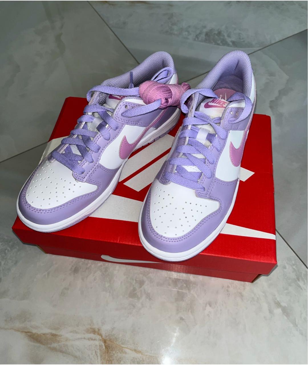 NIKE Белые кожаные кроссовки, фото 6