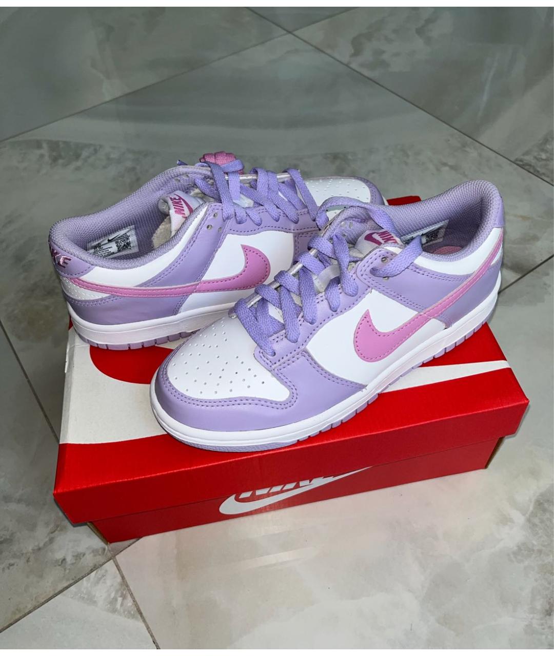 NIKE Белые кожаные кроссовки, фото 5