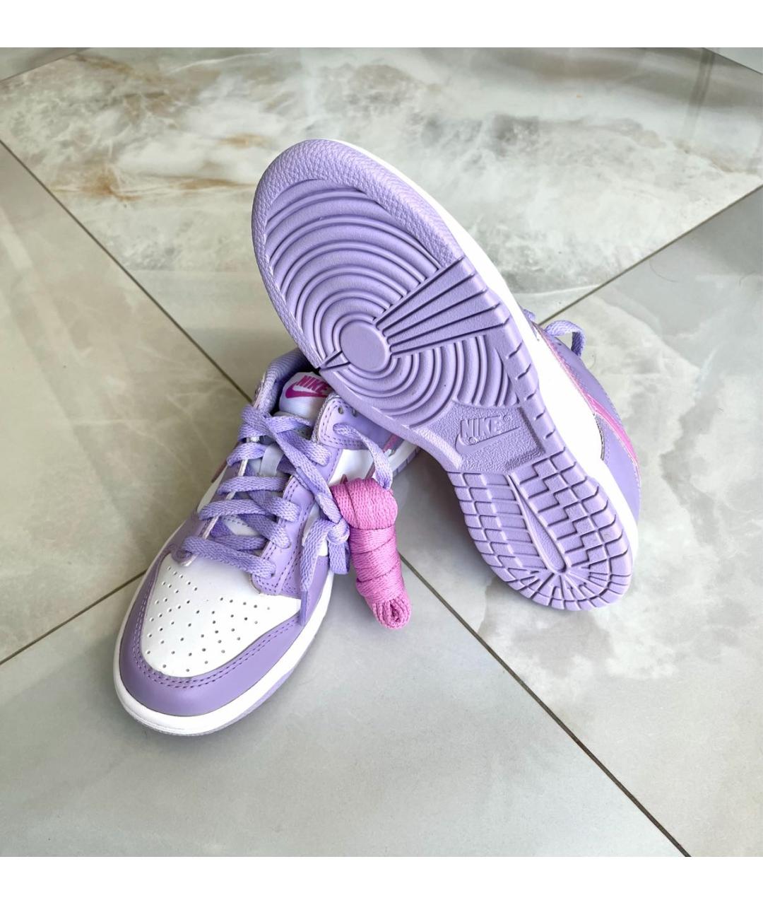 NIKE Белые кожаные кроссовки, фото 2