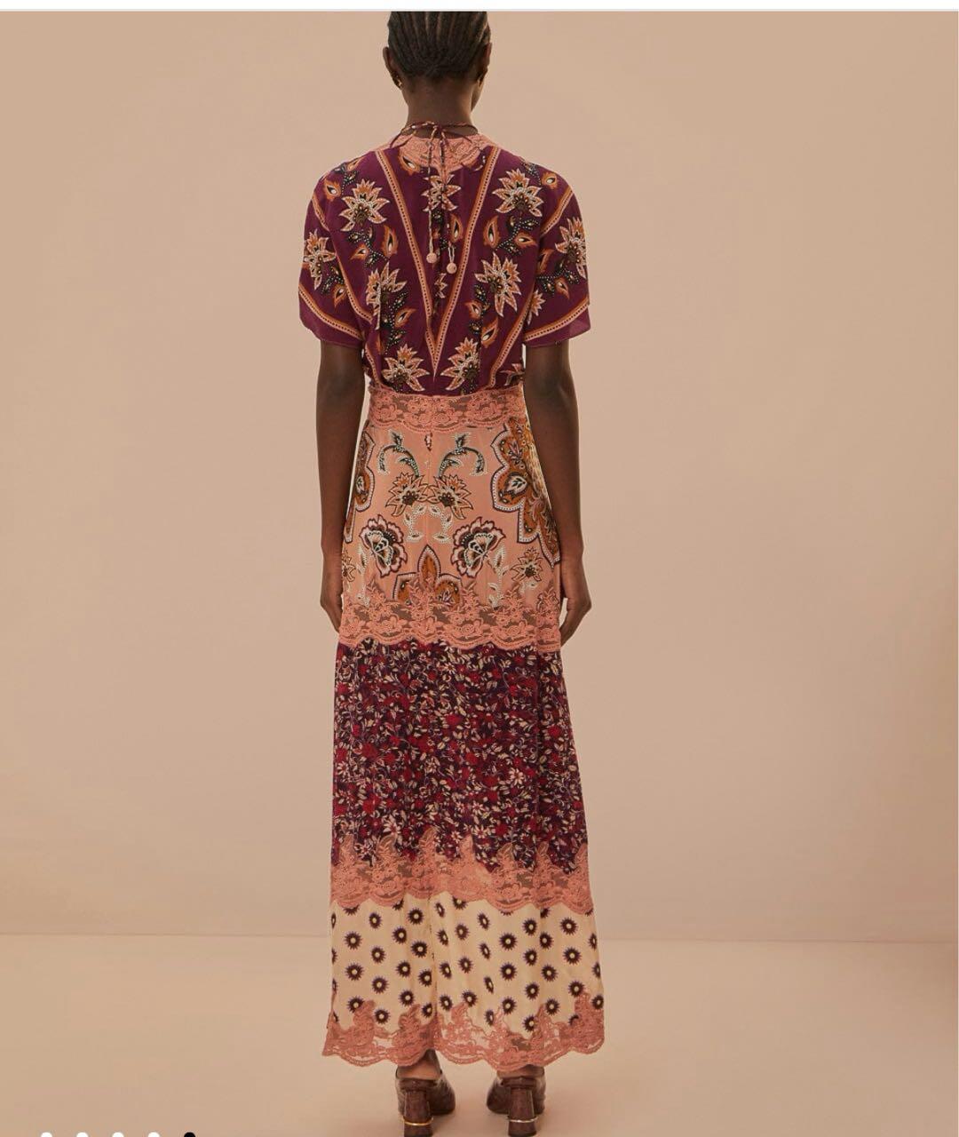 FARM RIO Мульти вискозное повседневное платье, фото 7