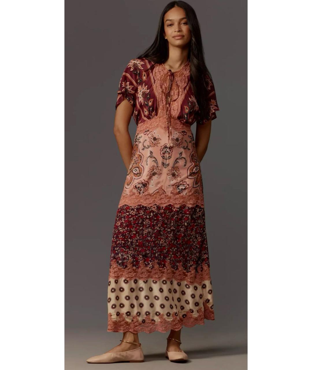 FARM RIO Мульти вискозное повседневное платье, фото 6