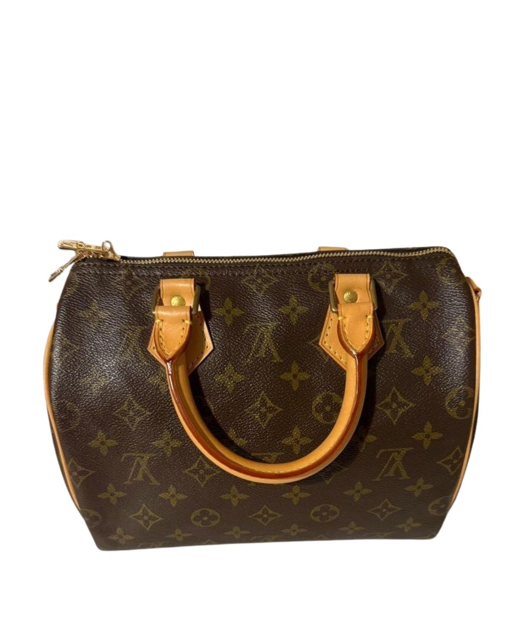 LOUIS VUITTON Коричневая сумка с короткими ручками, фото 1