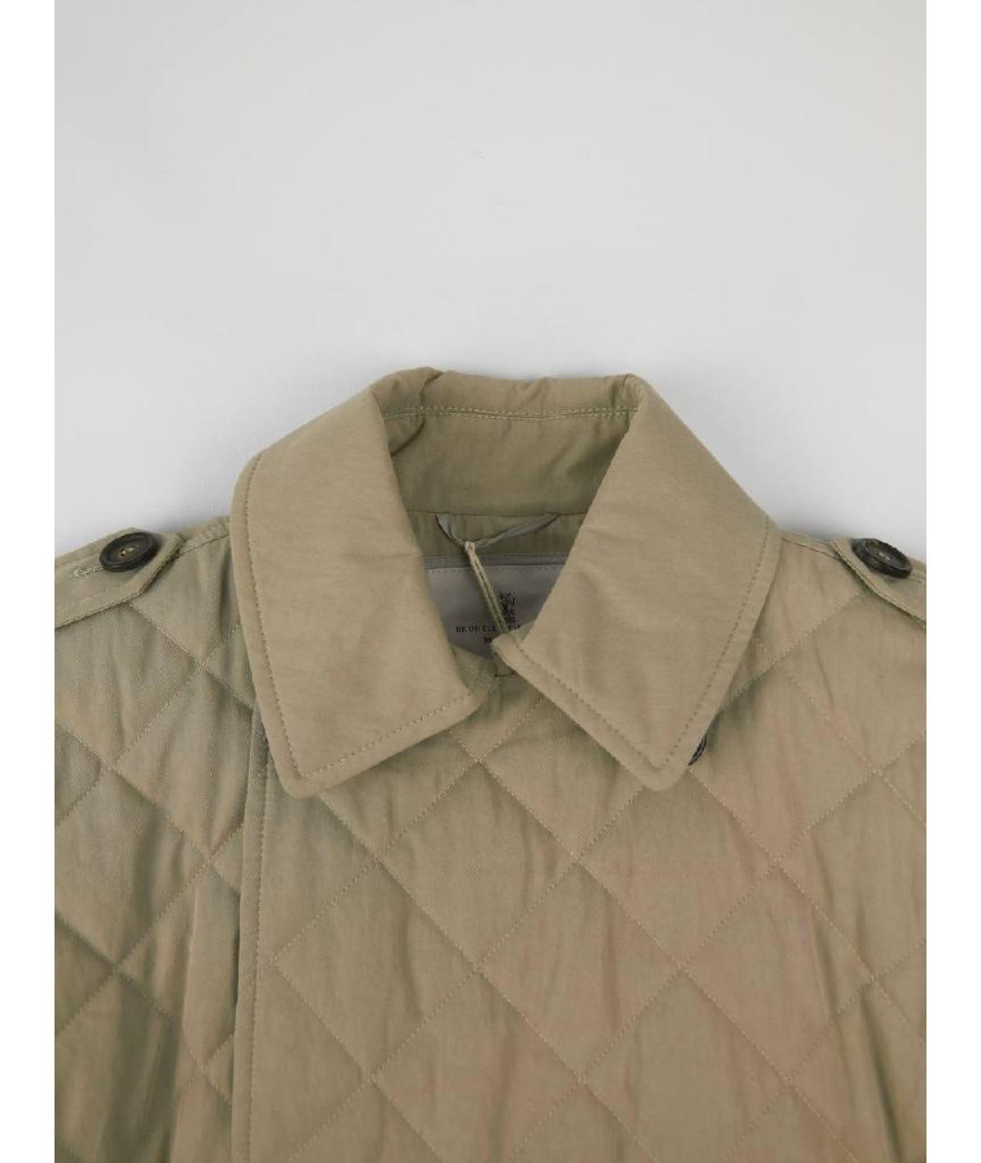 BRUNELLO CUCINELLI Бежевый хлопковый жилет, фото 9