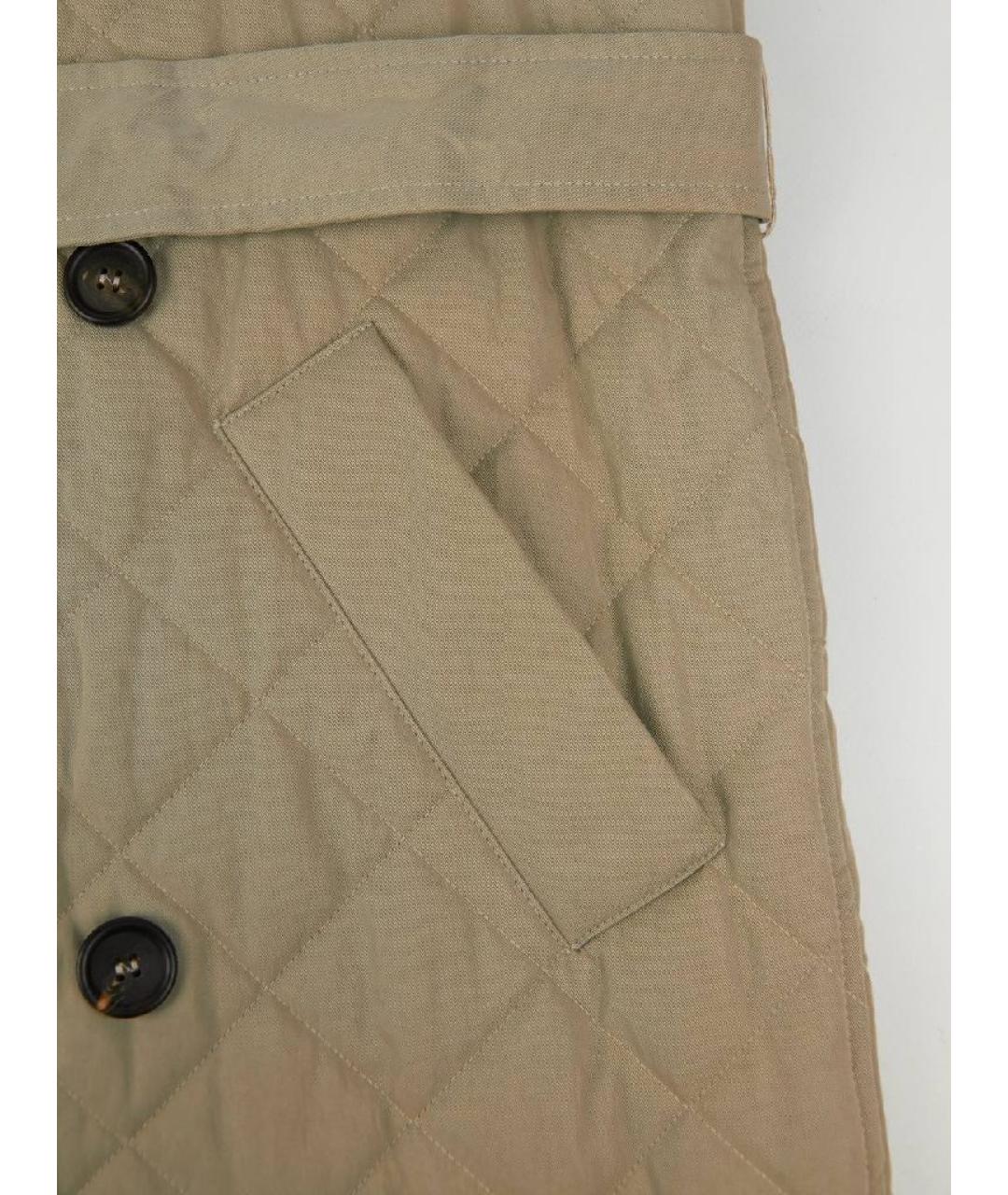 BRUNELLO CUCINELLI Бежевый хлопковый жилет, фото 6