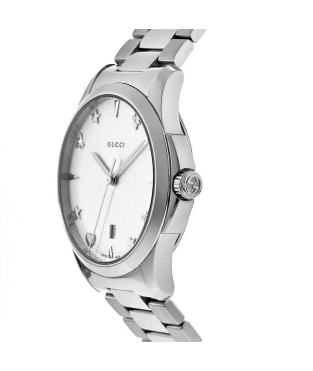 GUCCI Серебряные часы, фото 4