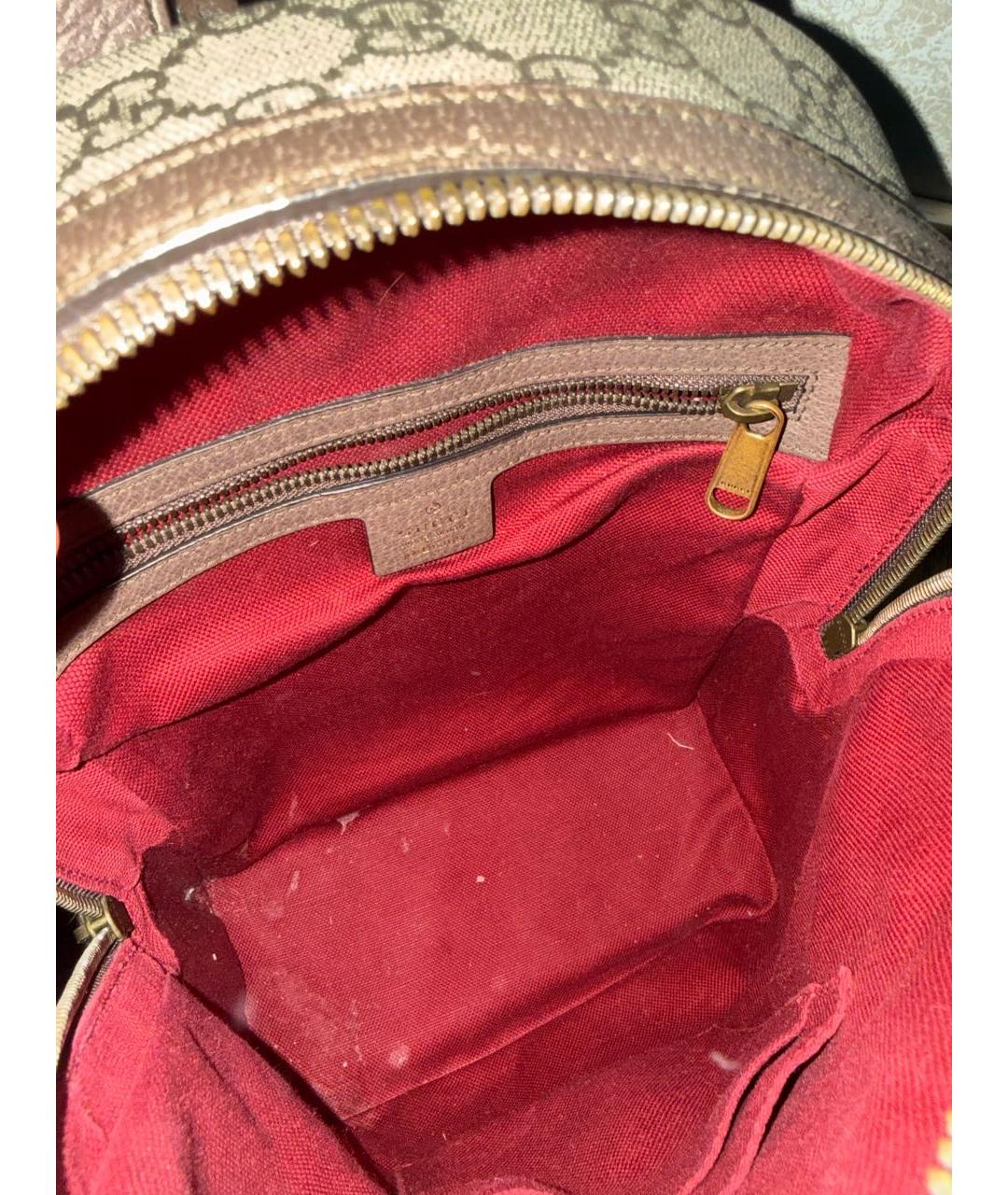 GUCCI Коричневый рюкзак, фото 4