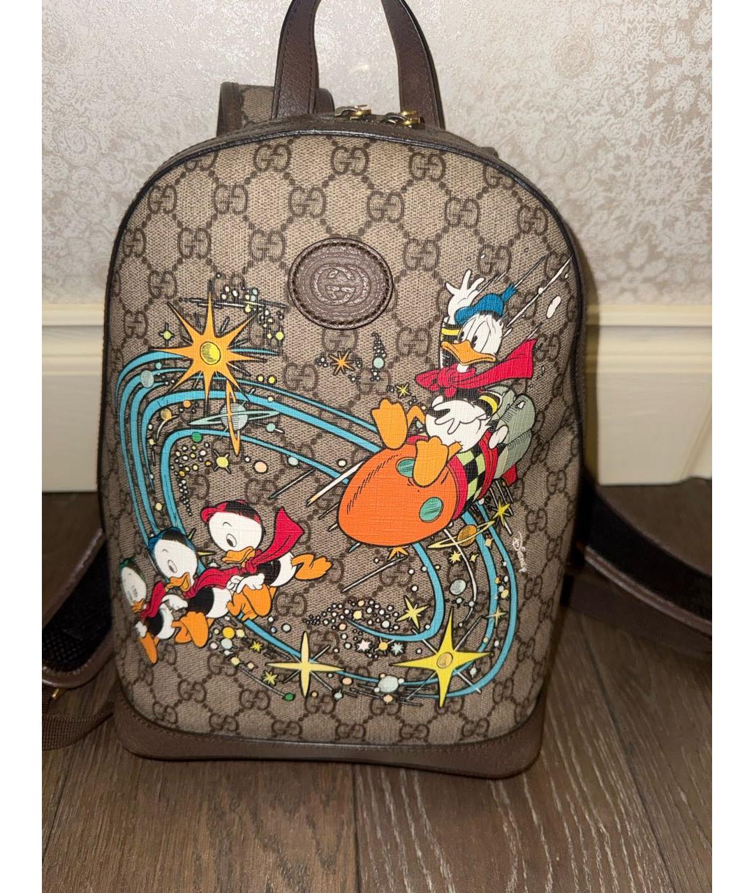 GUCCI Коричневый рюкзак, фото 8