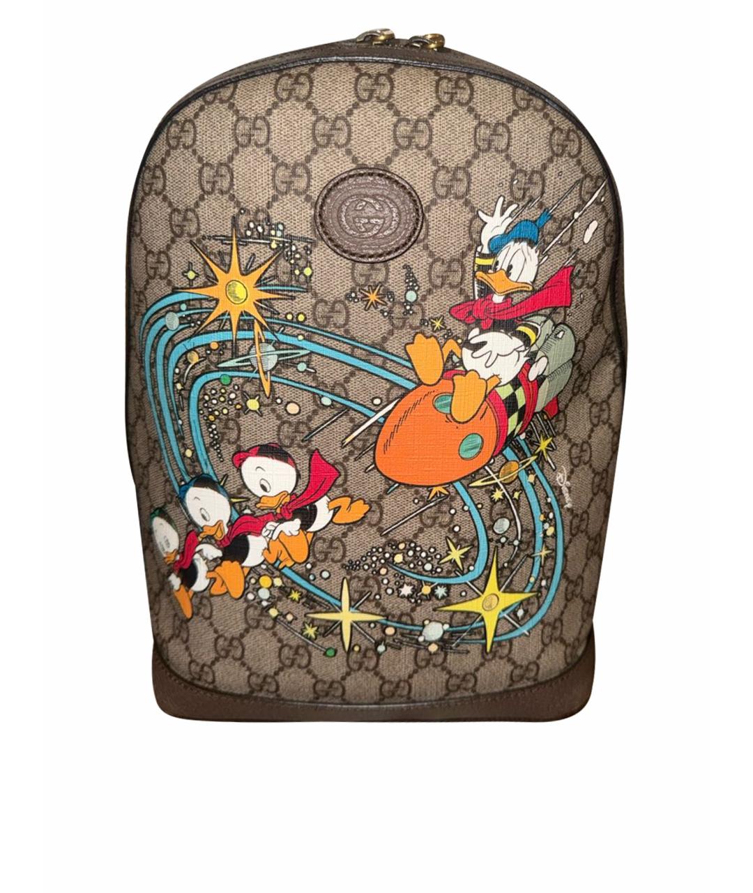 GUCCI Коричневый рюкзак, фото 1