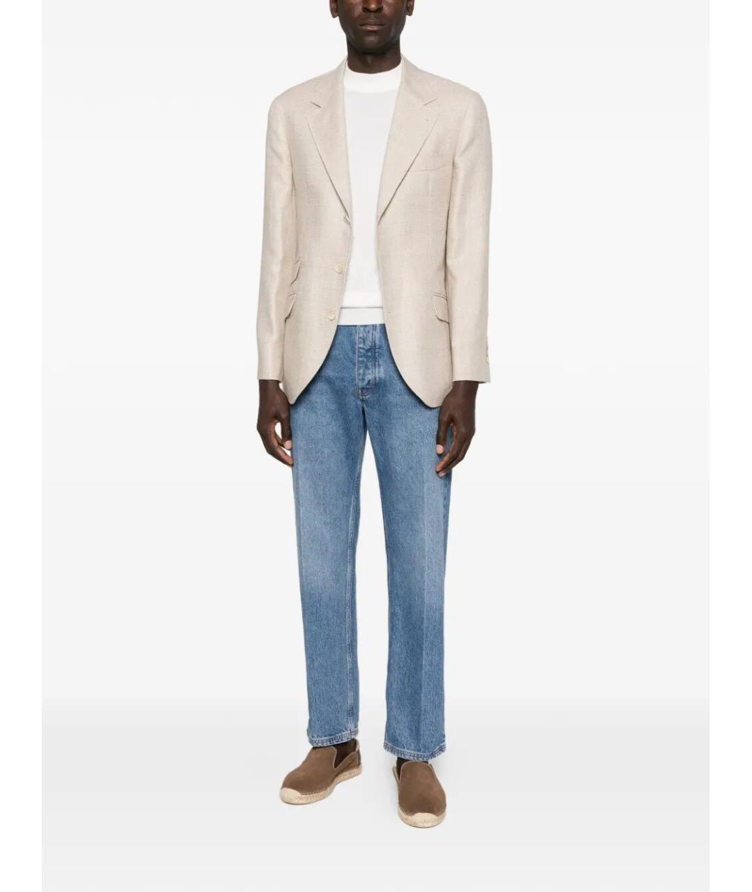 BRUNELLO CUCINELLI Белый хлопковый джемпер / свитер, фото 2