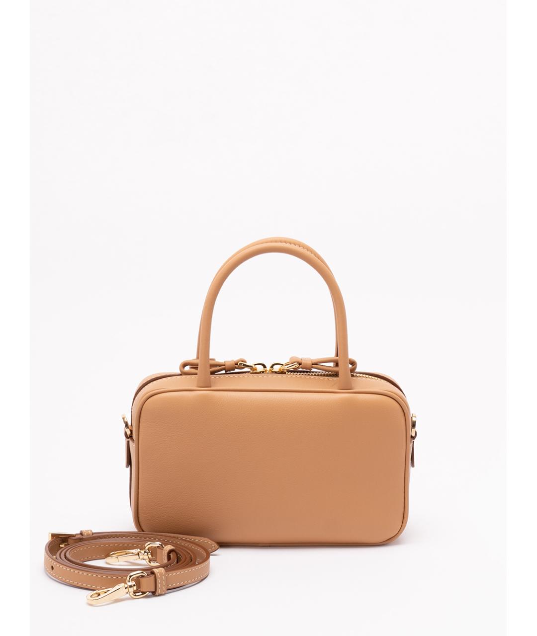 PRADA Бежевая кожаная сумка тоут, фото 2