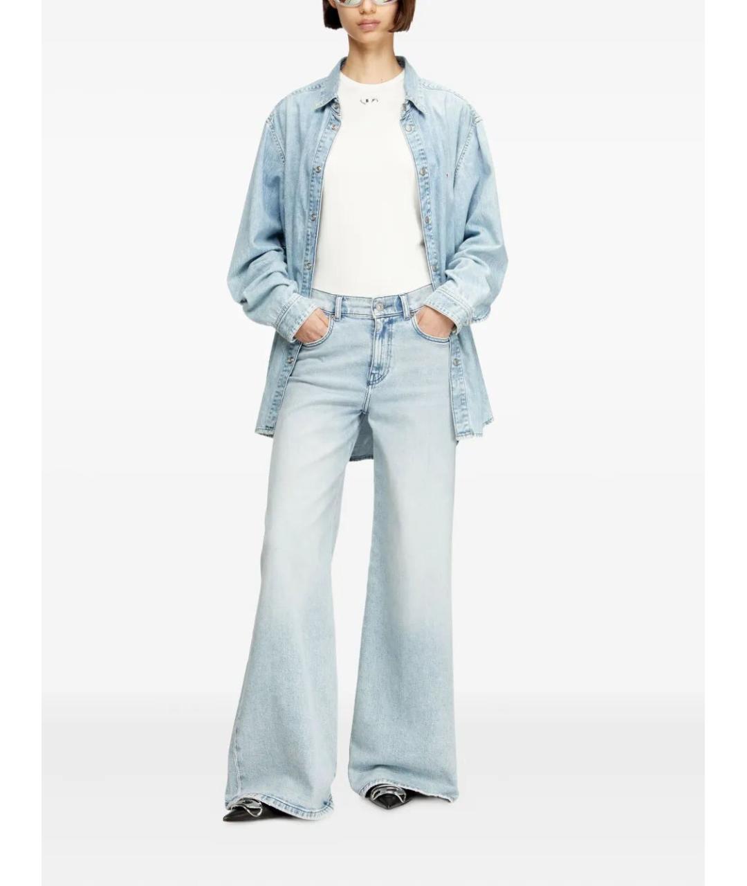 DIESEL Белая хлопковая футболка, фото 2