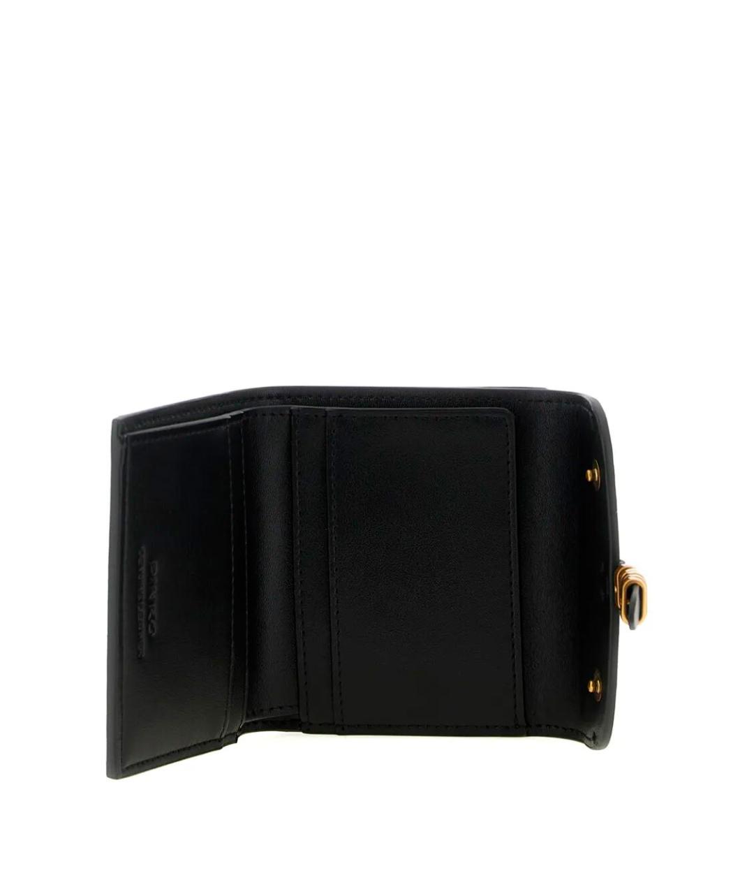 PINKO Черный кожаный кошелек, фото 3