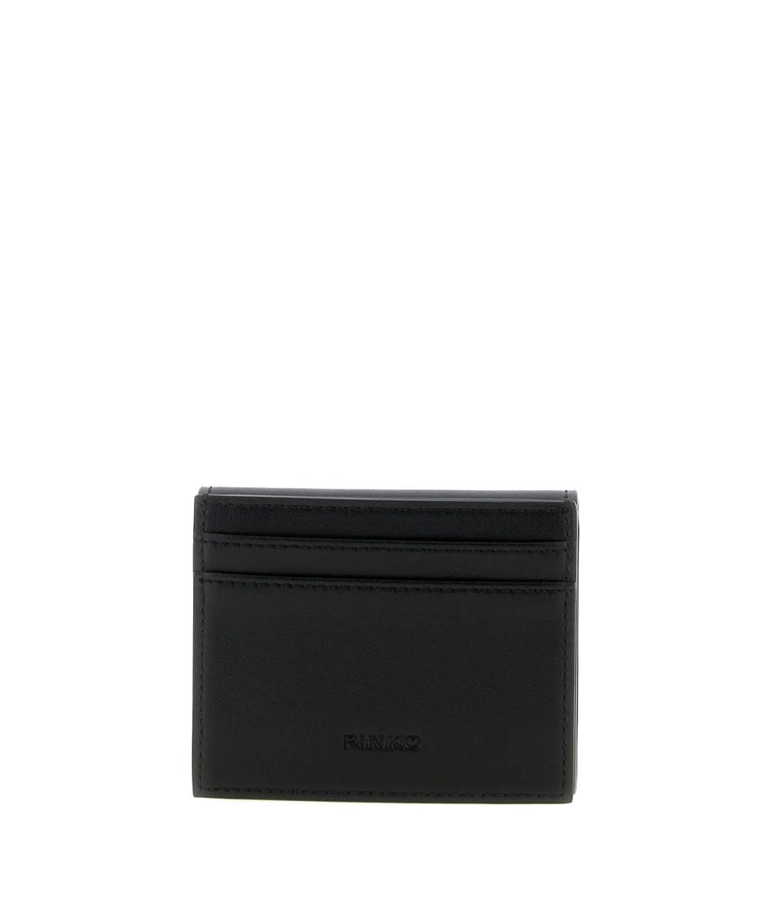 PINKO Черный кожаный кошелек, фото 2