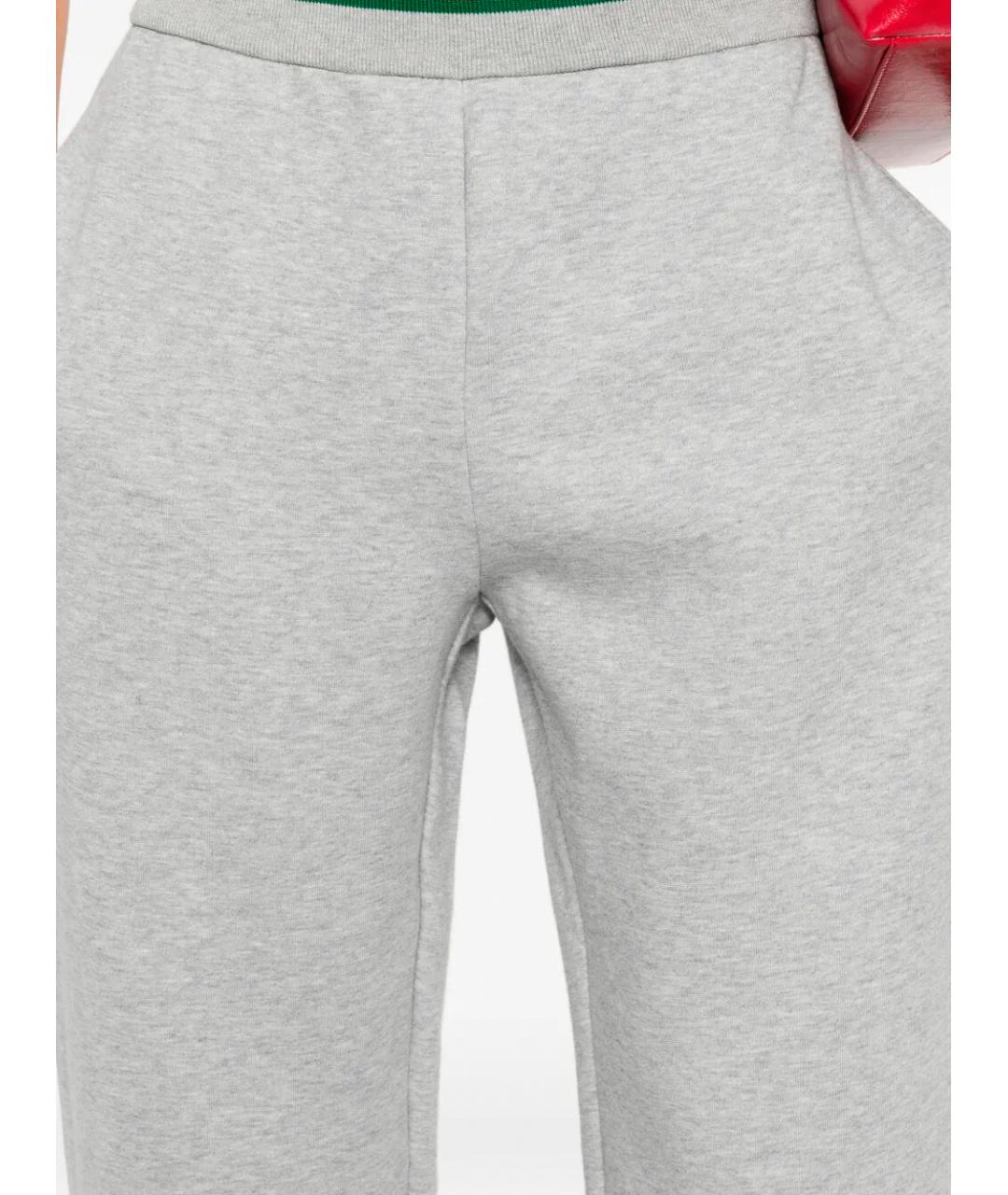GUCCI Серые хлопковые спортивные брюки и шорты, фото 5