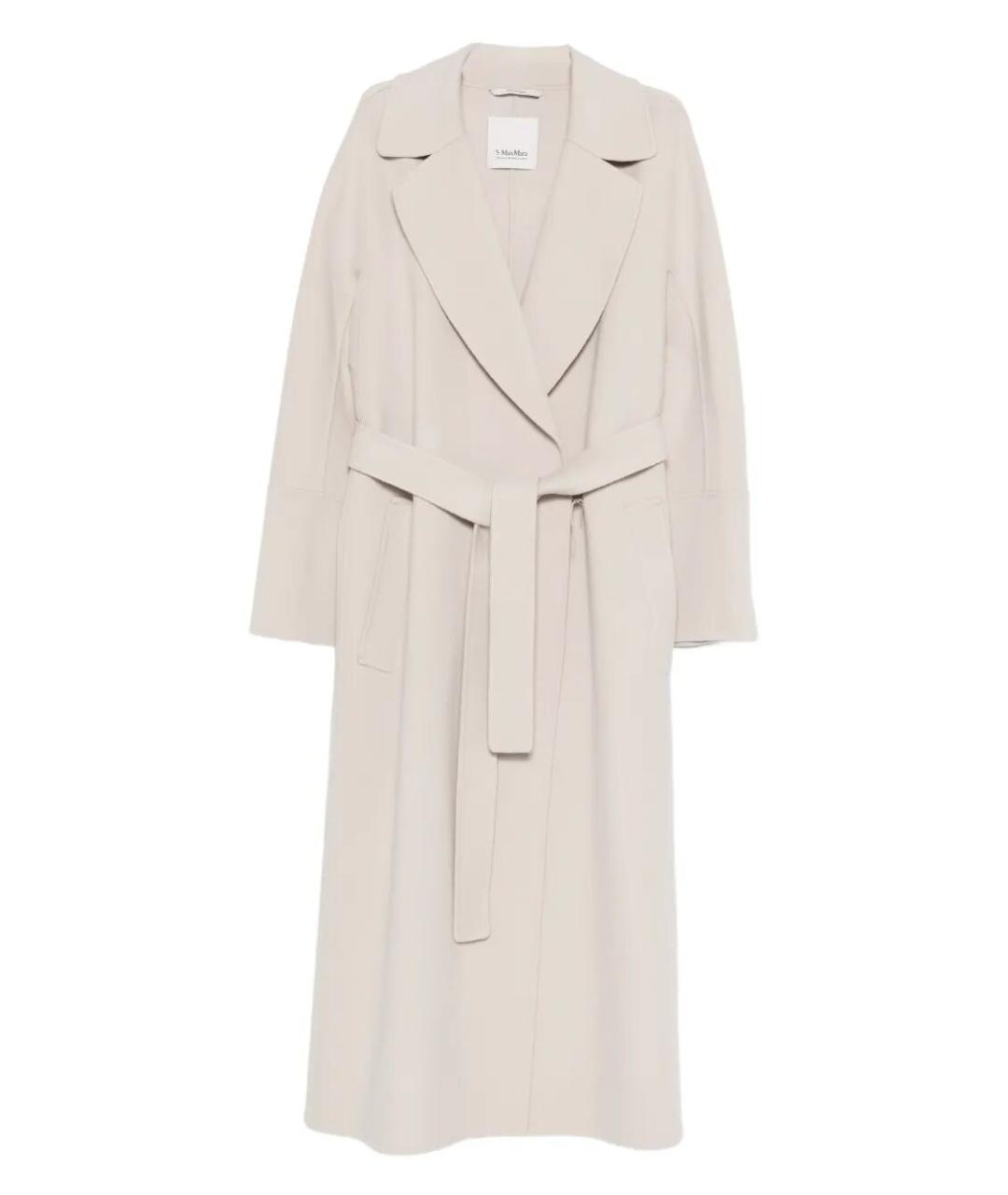 MAX MARA Серое шерстяное пальто, фото 1