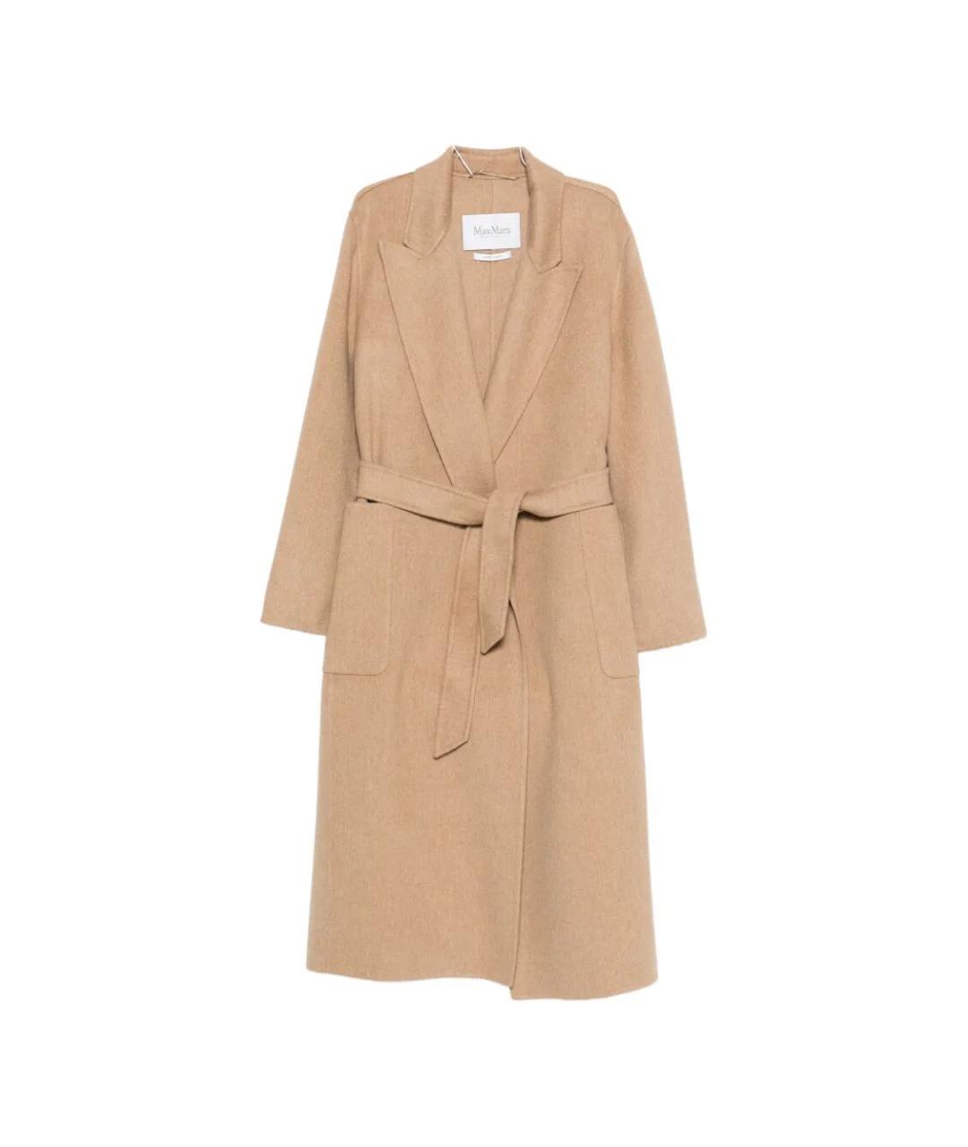 MAX MARA Бежевый кашемировый жакет/пиджак, фото 1