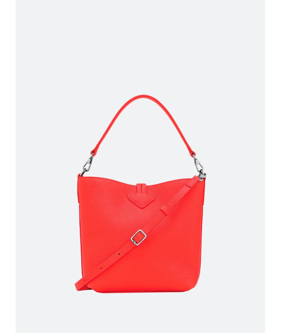 LONGCHAMP Красная кожаная сумка через плечо, фото 2