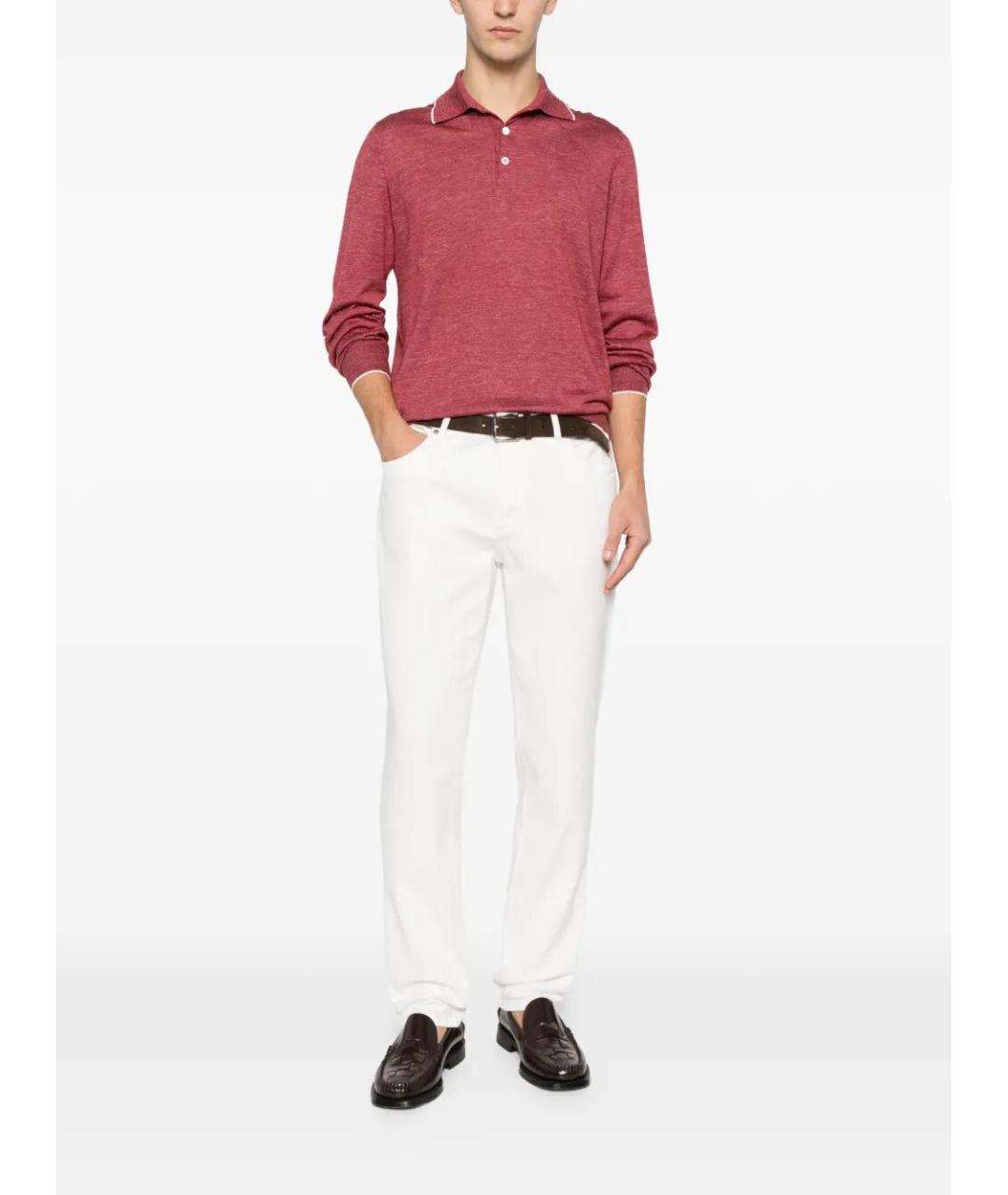 BRUNELLO CUCINELLI Розовый кашемировый джемпер / свитер, фото 2