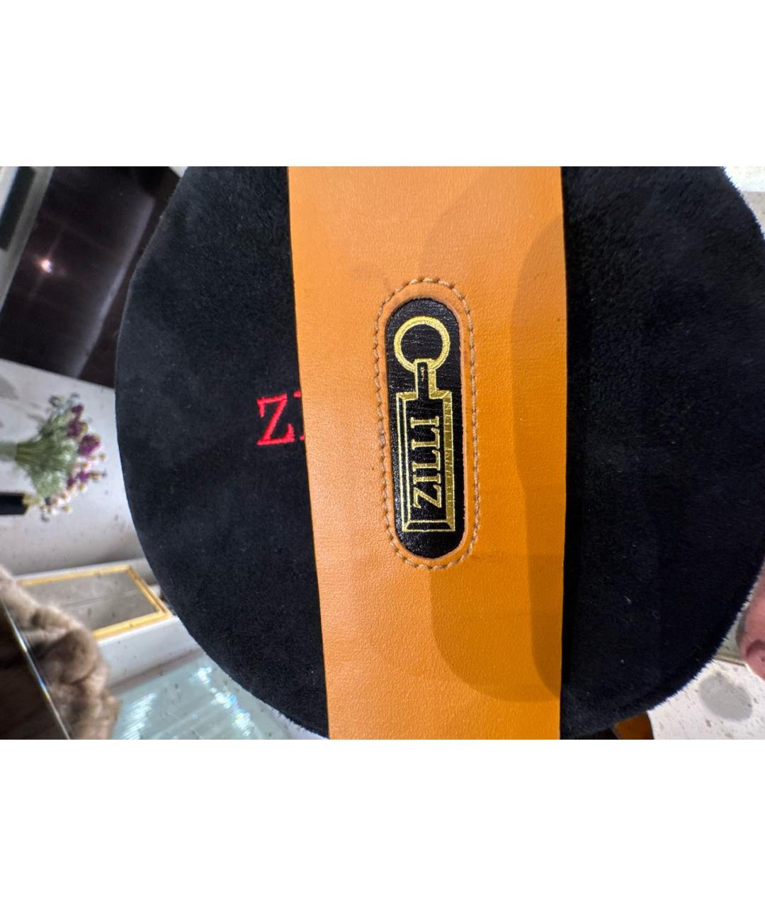 ZILLI Коричневый ремень из экзотической кожи, фото 4