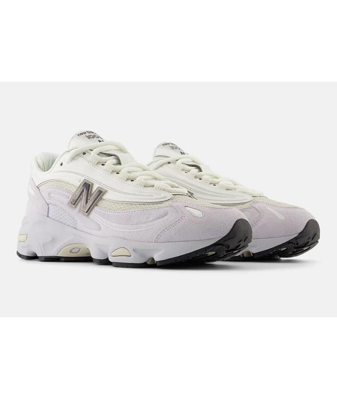 NEW BALANCE Белые замшевые низкие кроссовки / кеды, фото 2