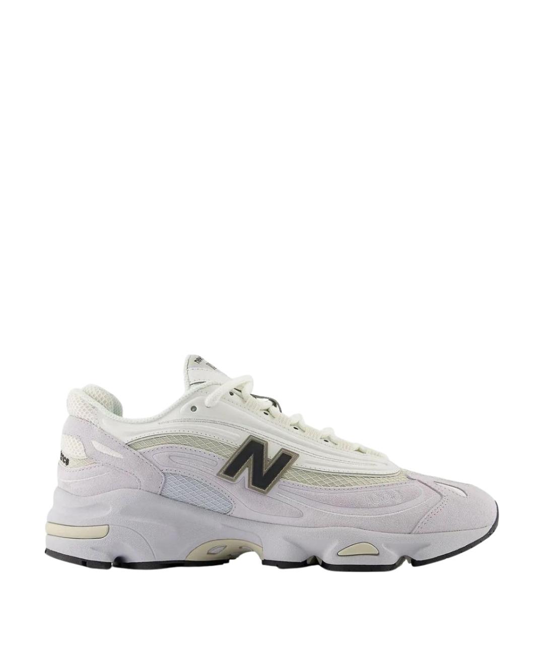 NEW BALANCE Белые замшевые низкие кроссовки / кеды, фото 1