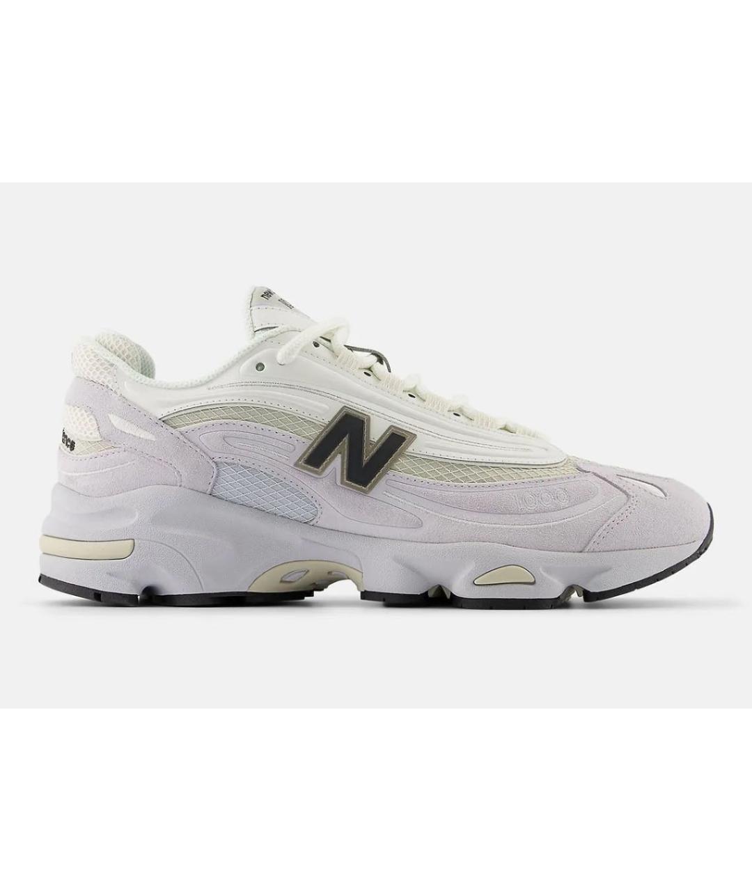 NEW BALANCE Белые замшевые низкие кроссовки / кеды, фото 5