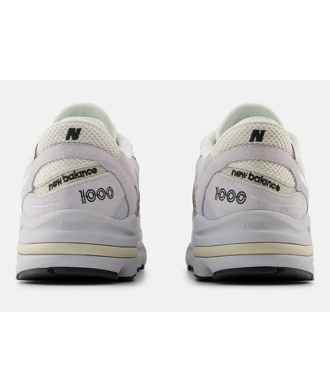 NEW BALANCE Белые замшевые низкие кроссовки / кеды, фото 4
