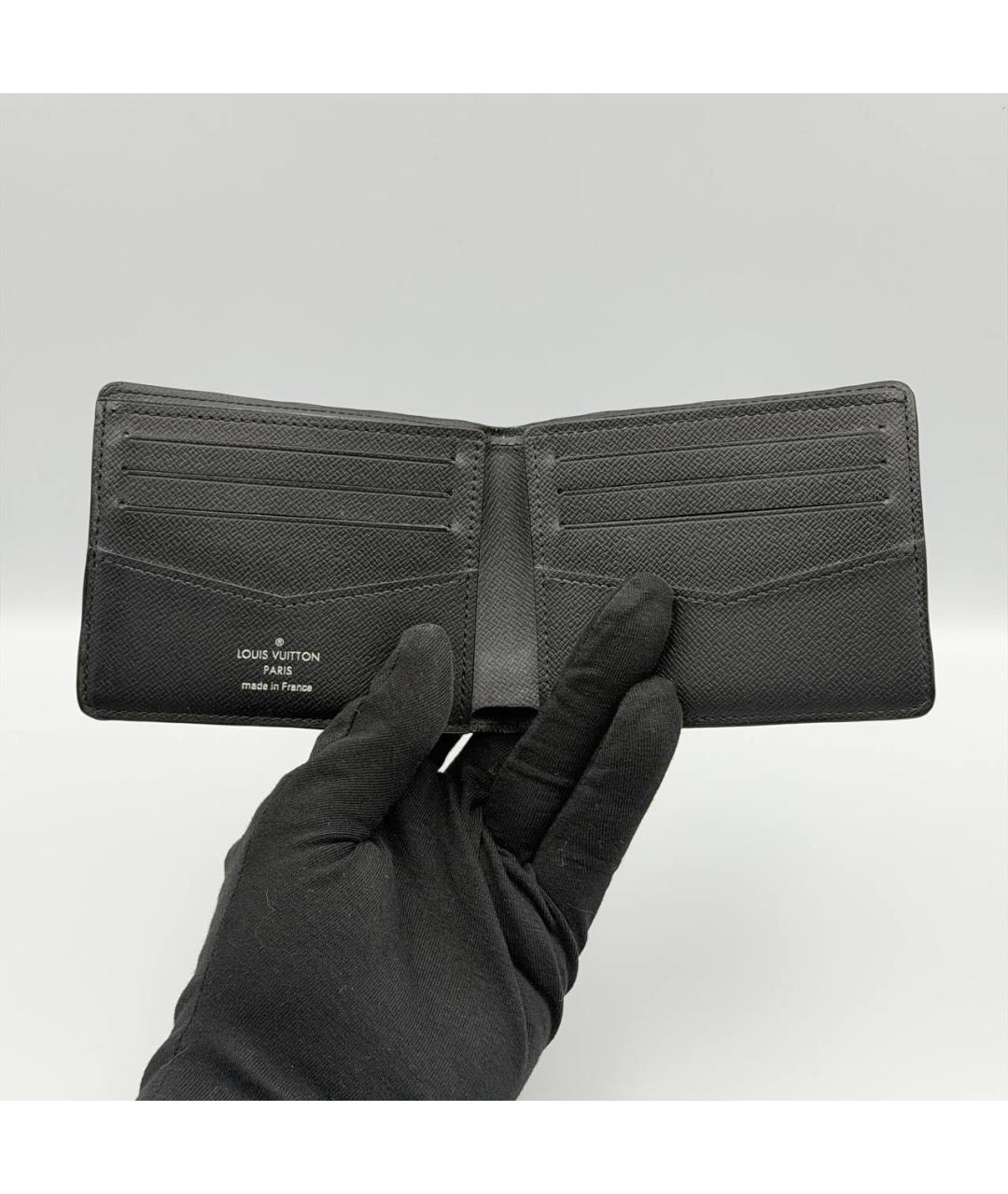 LOUIS VUITTON Антрацитовый кошелек, фото 2