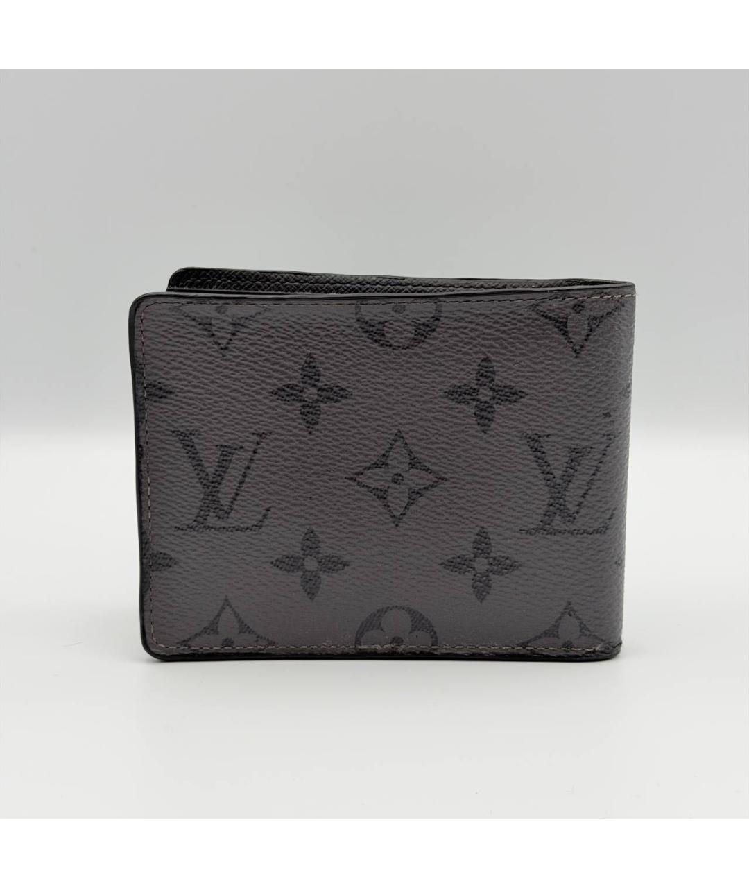 LOUIS VUITTON Антрацитовый кошелек, фото 3