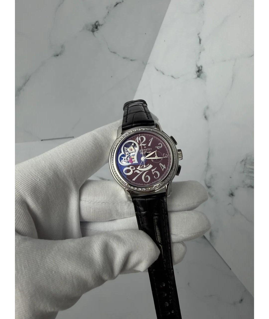 ZENITH Фиолетовые металлические часы, фото 2