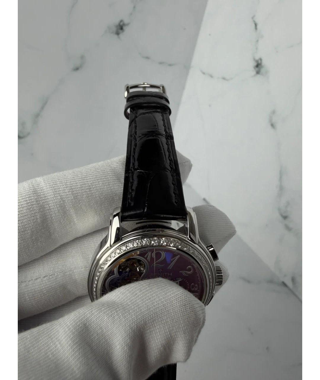 ZENITH Фиолетовые металлические часы, фото 6