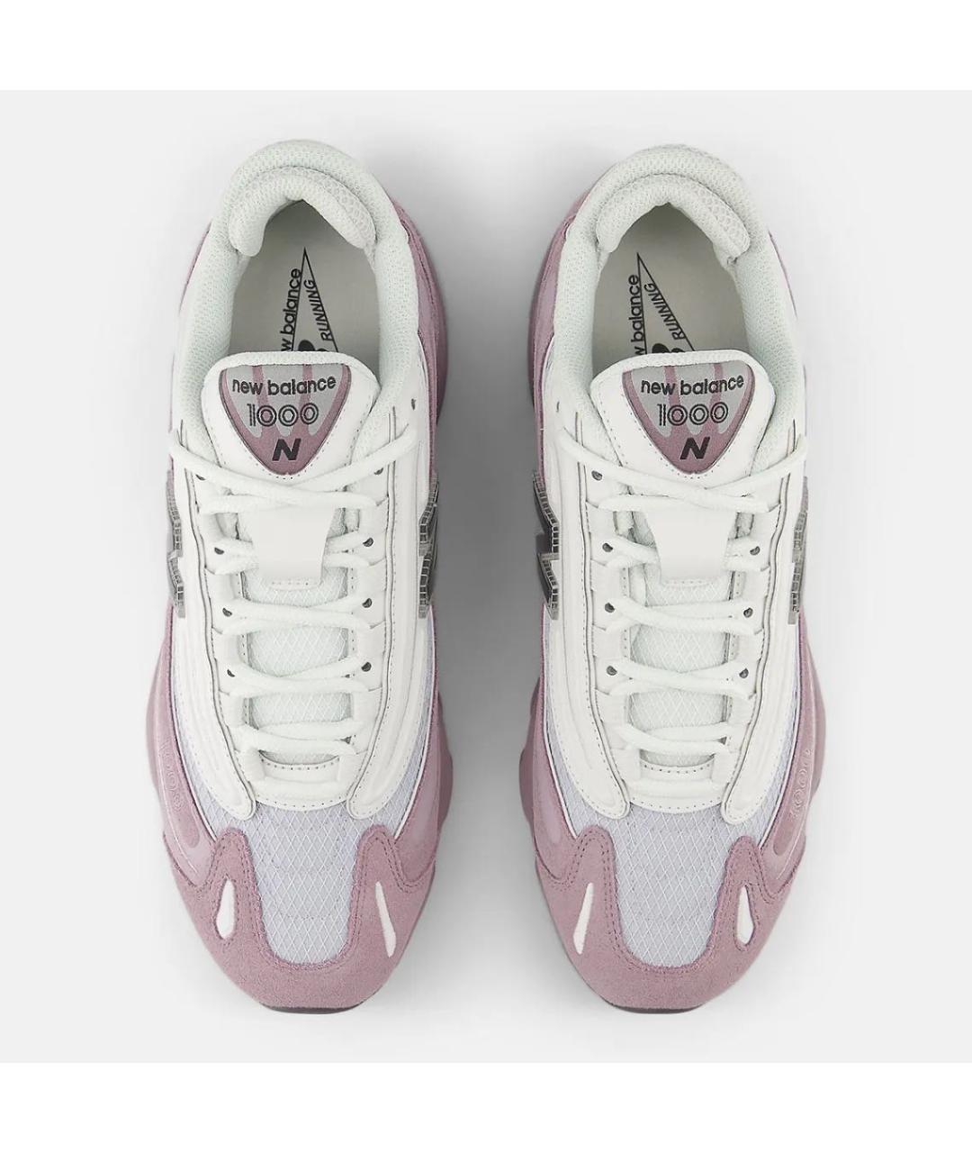 NEW BALANCE Розовые замшевые кроссовки, фото 3