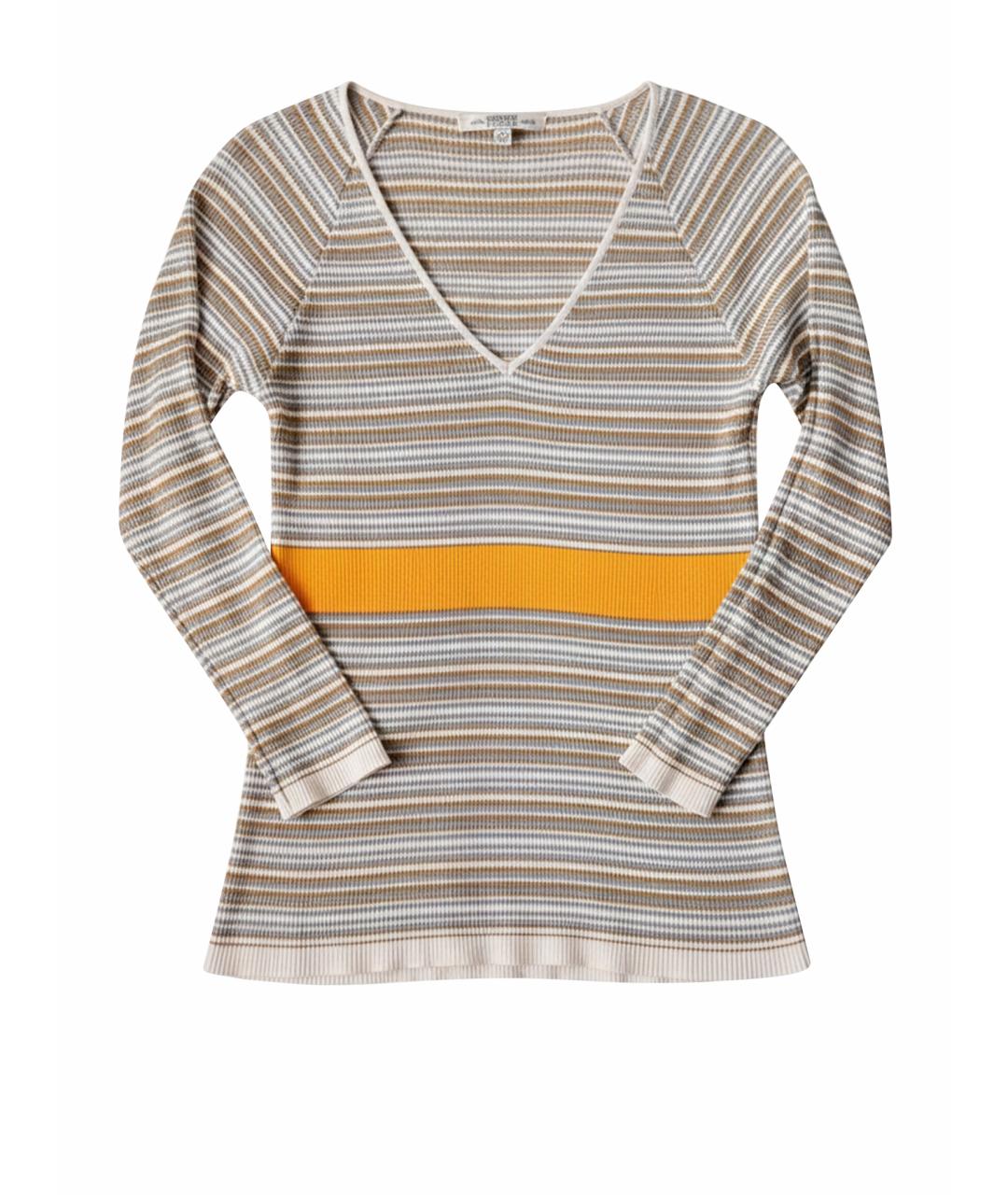 ALBERTA FERRETTI Мульти хлопко-эластановый джемпер / свитер, фото 1