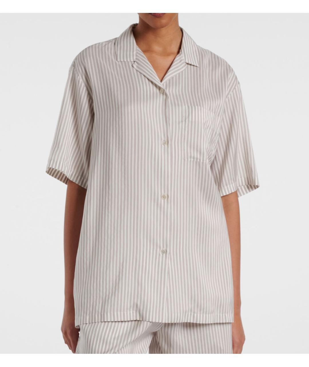 THE ROW Серая шелковая рубашка, фото 2