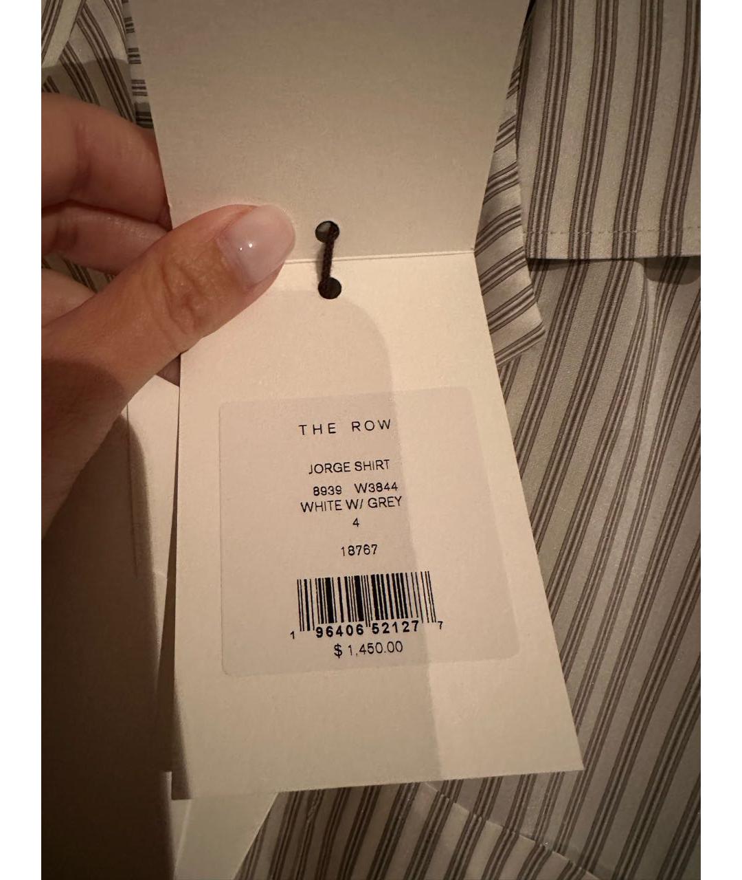 THE ROW Серая шелковая рубашка, фото 5