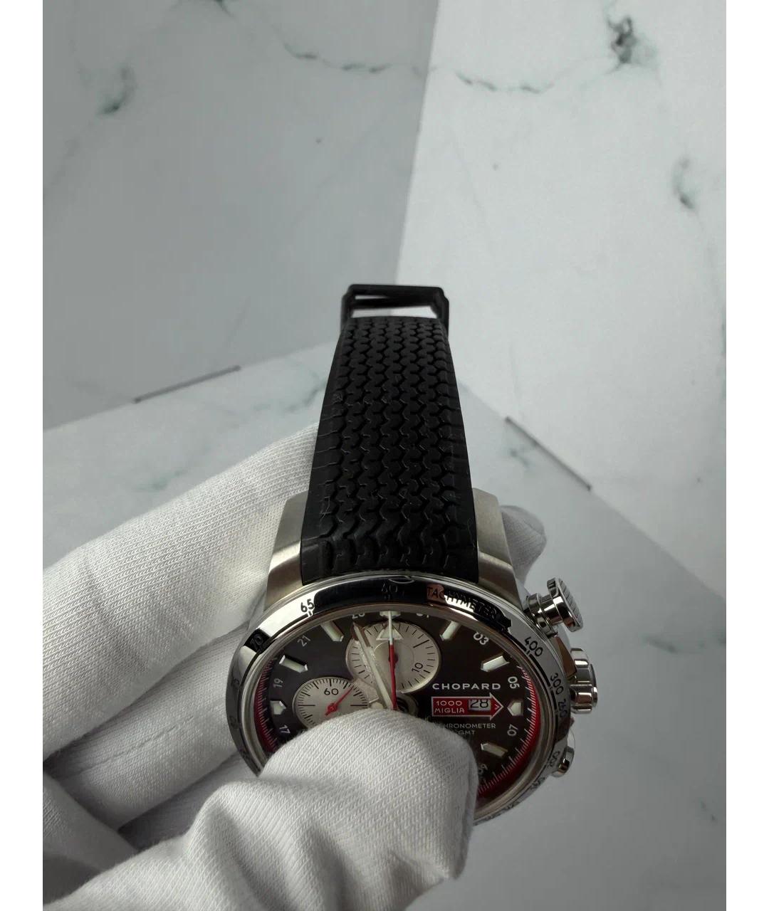 CHOPARD Черные металлические часы, фото 6