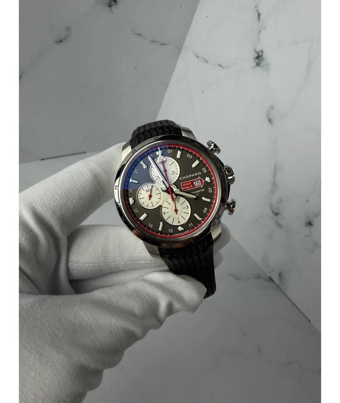 CHOPARD Черные металлические часы, фото 2