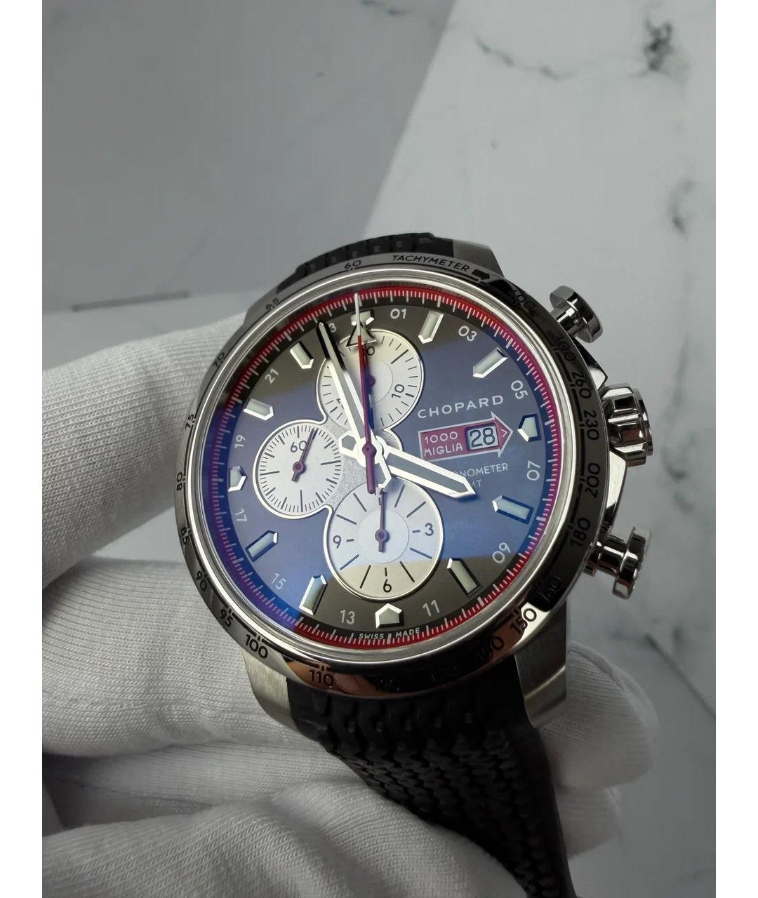 CHOPARD Черные металлические часы, фото 3