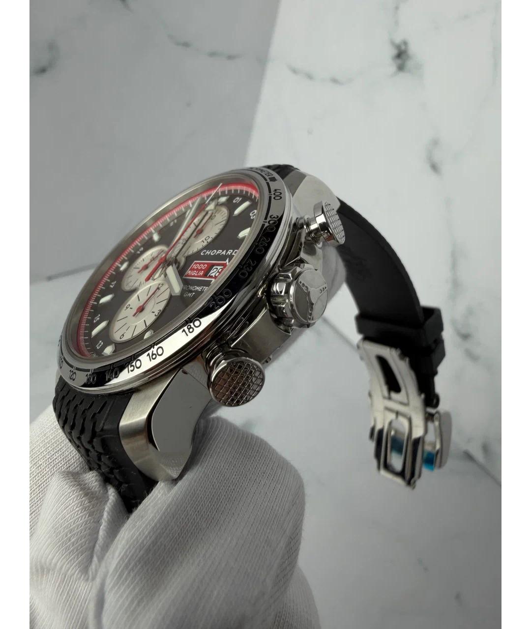 CHOPARD Черные металлические часы, фото 4