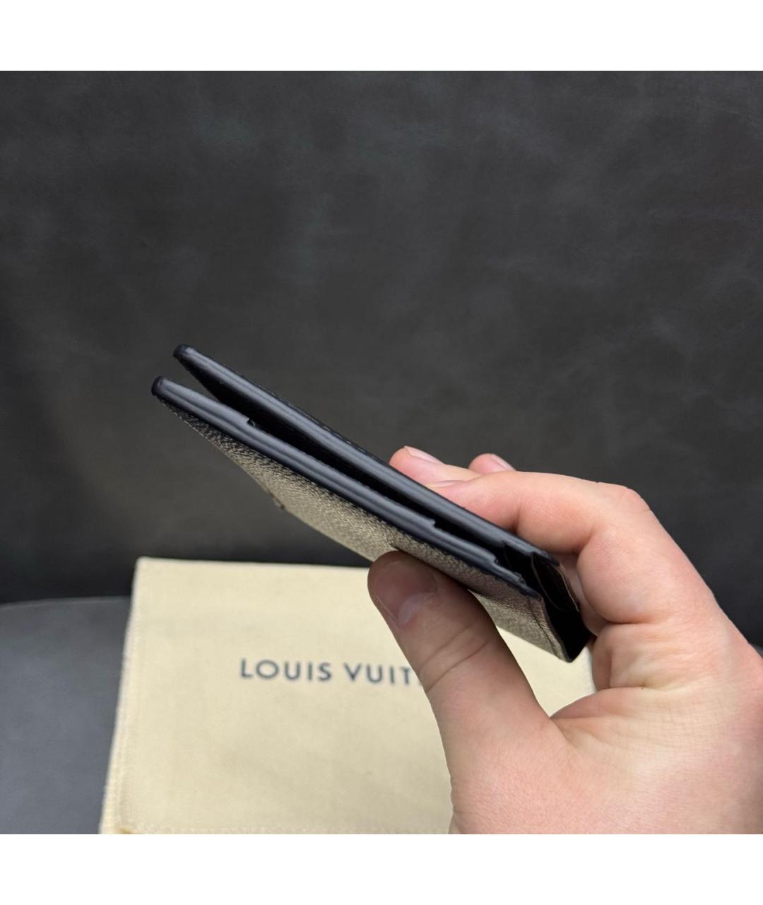 LOUIS VUITTON Черный кошелек, фото 6