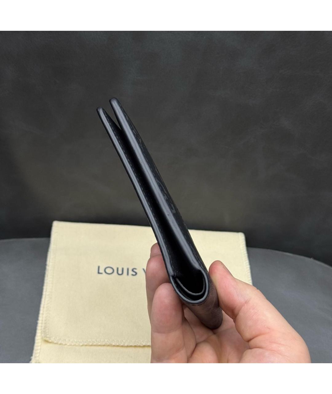 LOUIS VUITTON Черный кошелек, фото 4